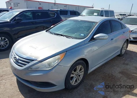 2014 Hyundai Sonata Gls from USA, damaged, VIN 5NPEB4AC0EH905865